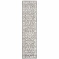 Safavieh 2 x 10 ft. Brentwood Power Loomed Runner Area Rug Cream & Grey BNT844B-210